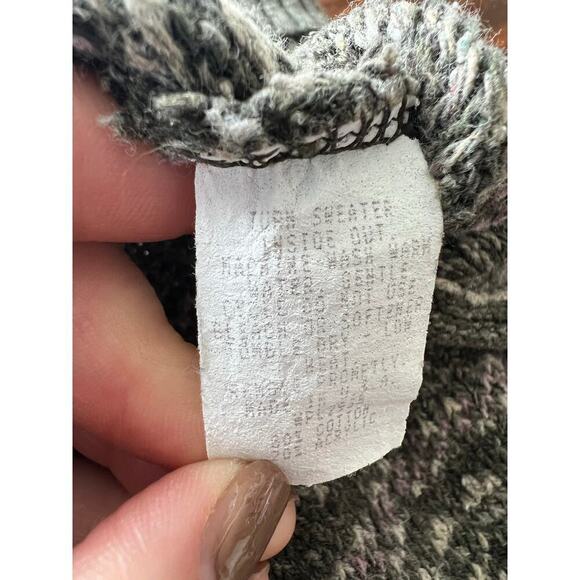 Vintage ALPS Fine Women's Apparel Sweater, Med, Warm, Purple/Green, Turtleneck - Picture 7 of 7